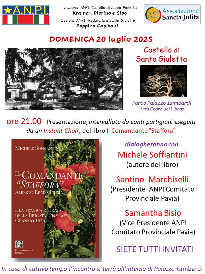 Presentazione libro Il Comandante Staffora