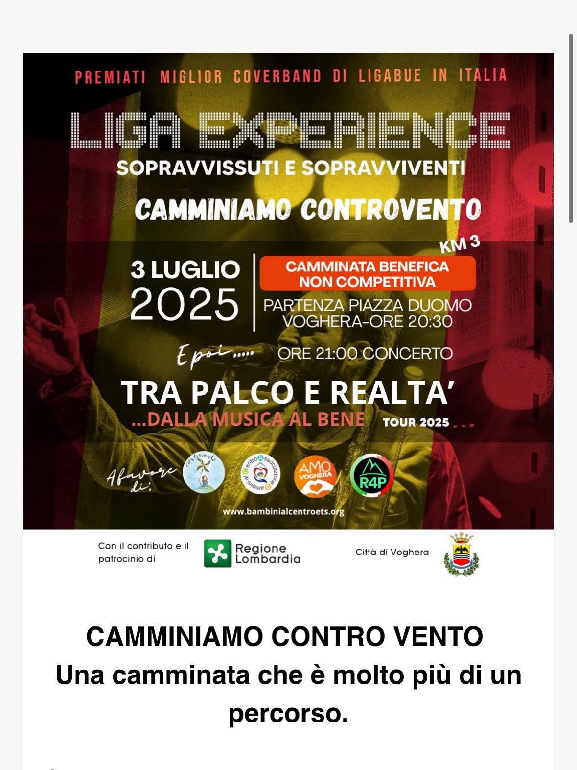 Camminiamo contro vento