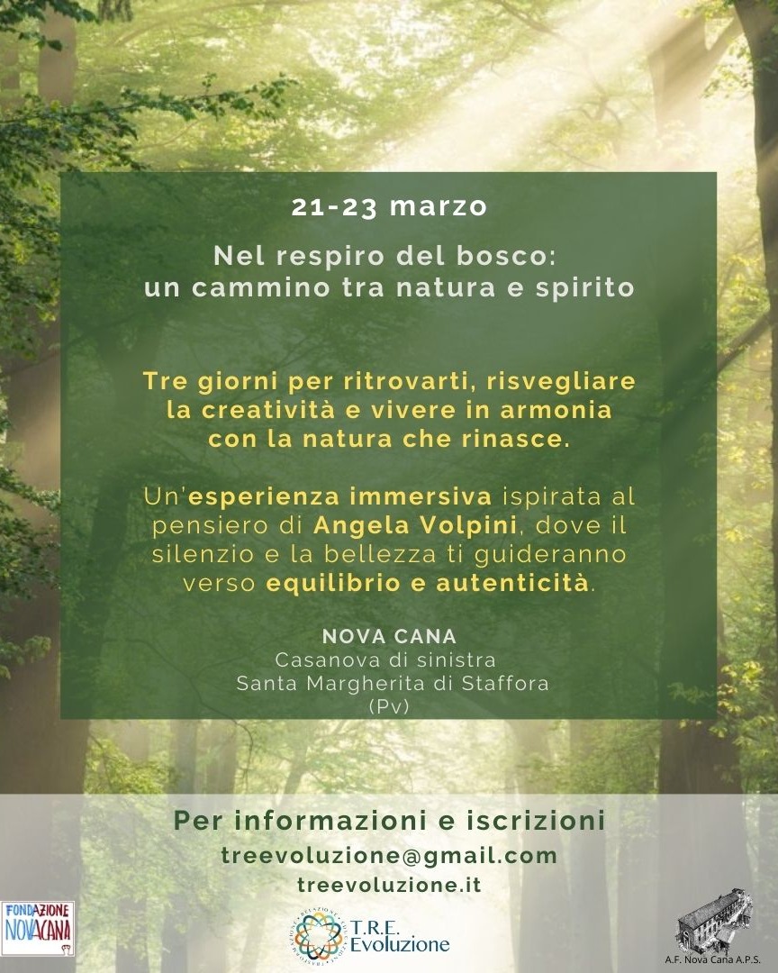 Workshop di Forest Bathing con Treevoluzione