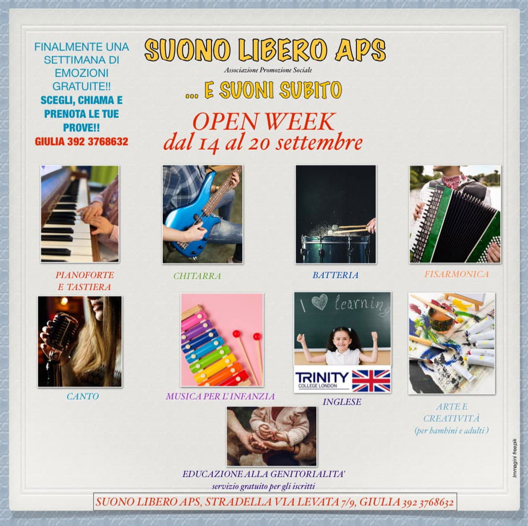 Suono libero APS - Open week