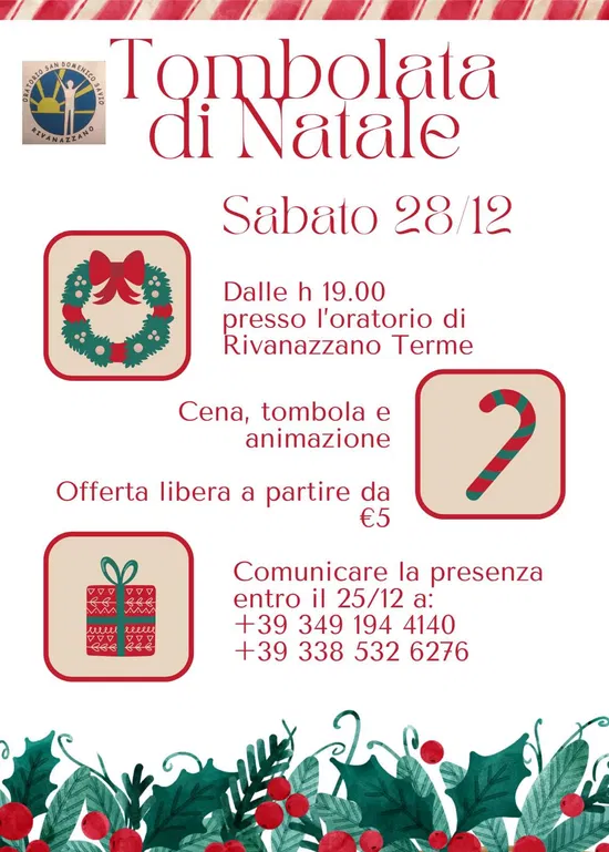 Tombolata di Natale - Rivanazzano Terme