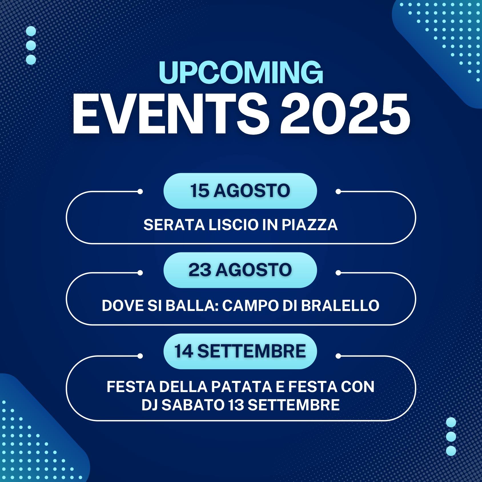 Proloco Brallo - Eventi 2025