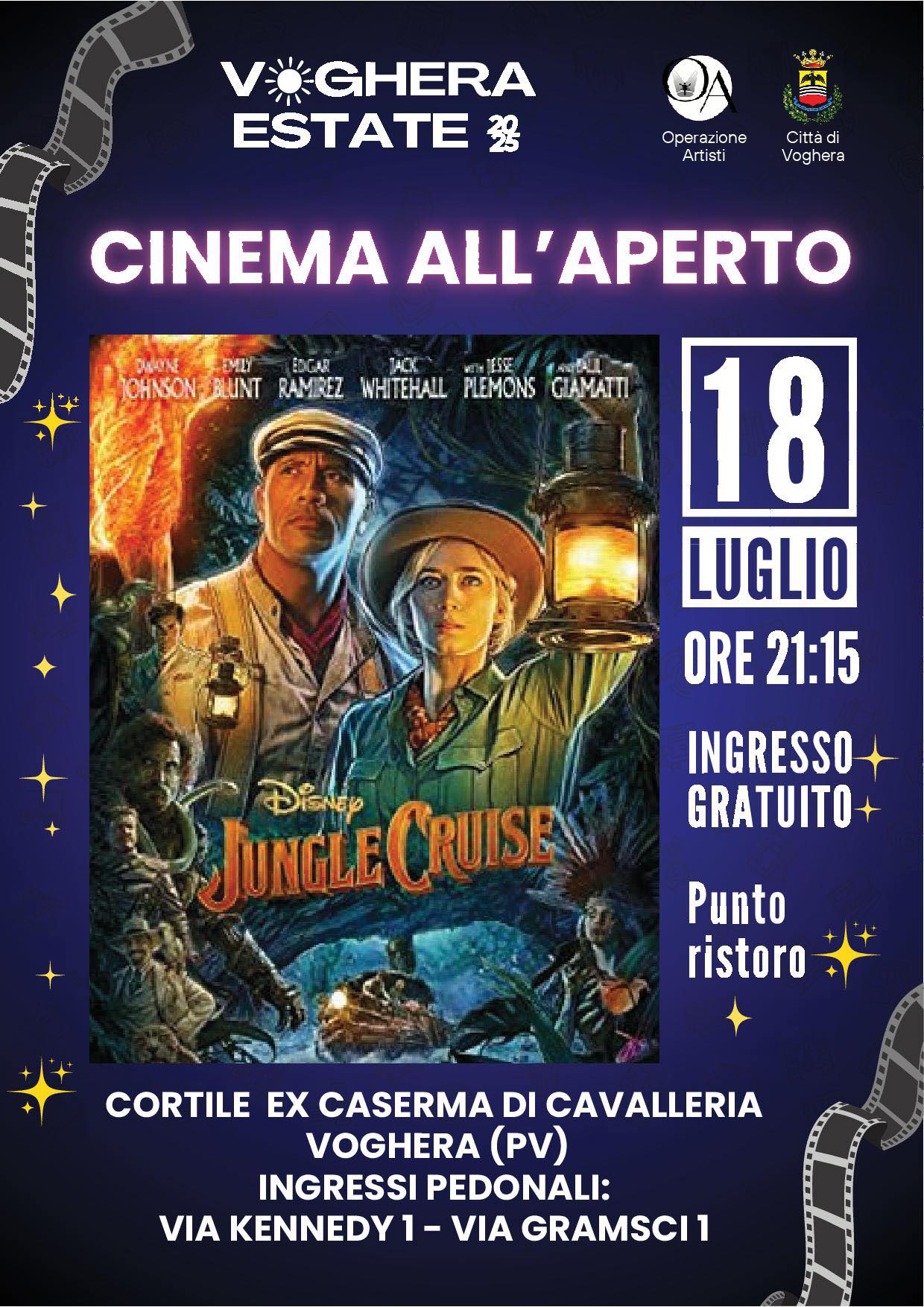 Cinema all'aperto - Voghera Estate 2025