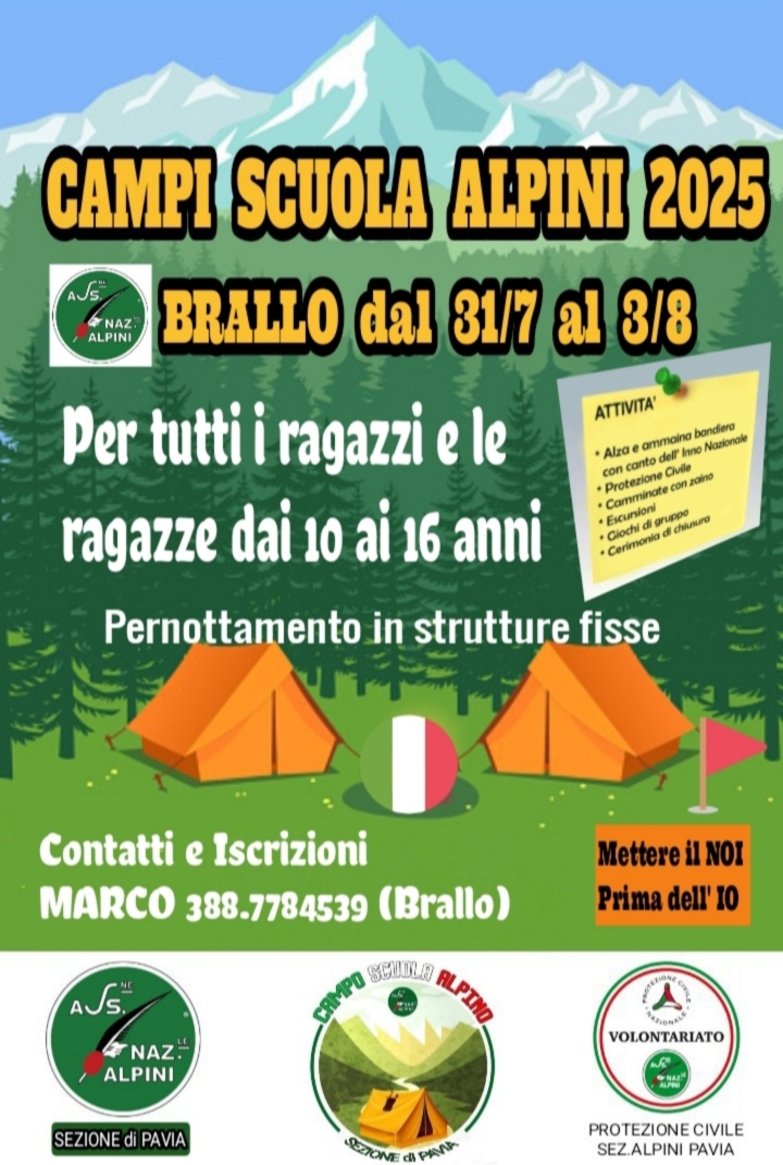 Campo Scuola Alpini Sezione di Pavia