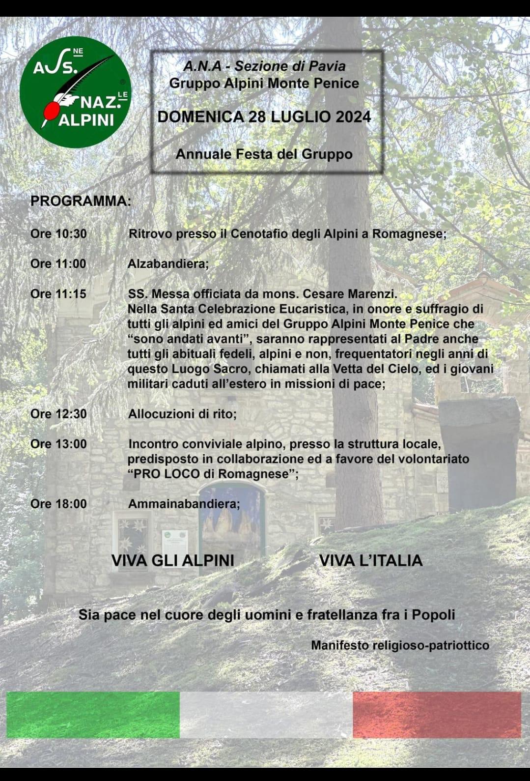 Festa Alpini - Gruppo  Monte Penice