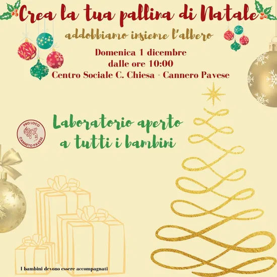 Crea la tua pallina di Natale