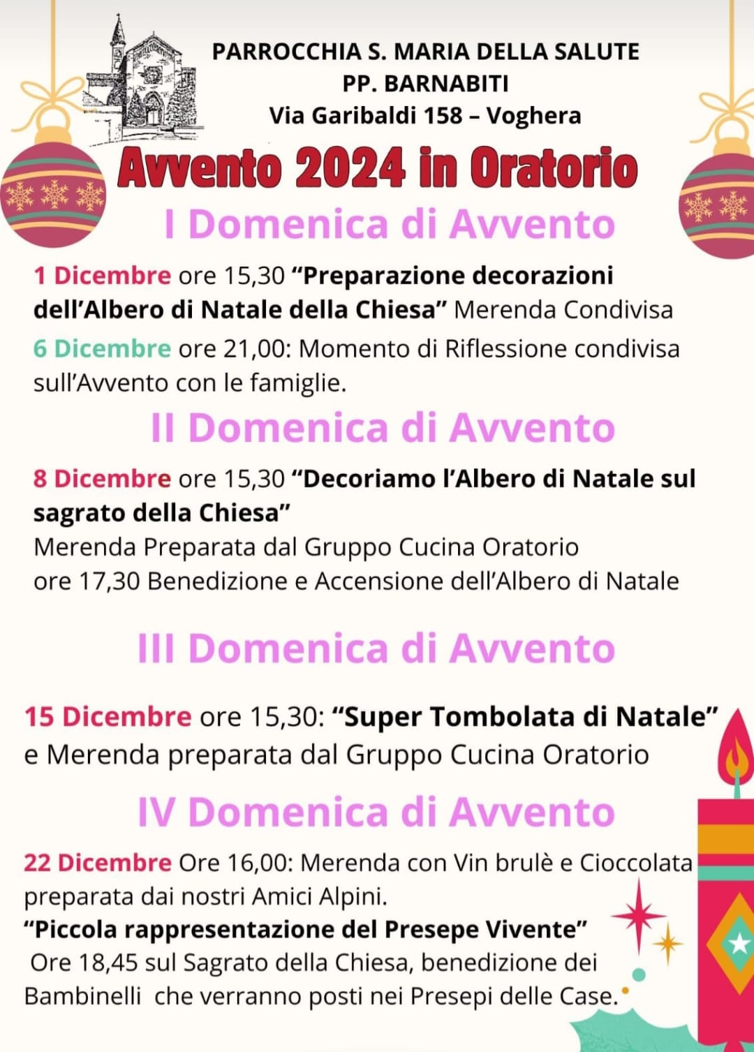 Avvento 2024 In Oratorio